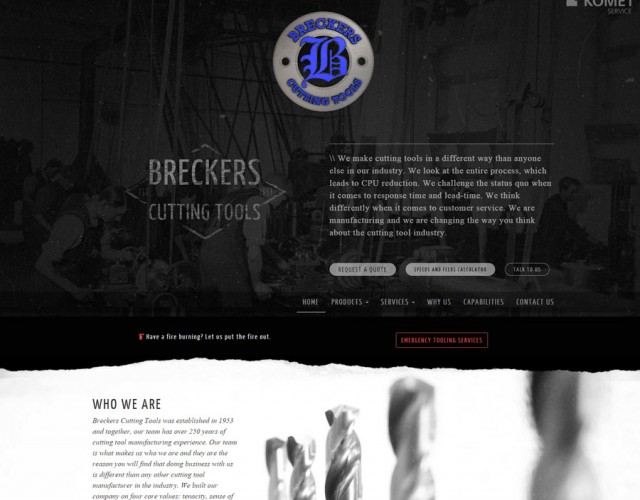 Breckers Website